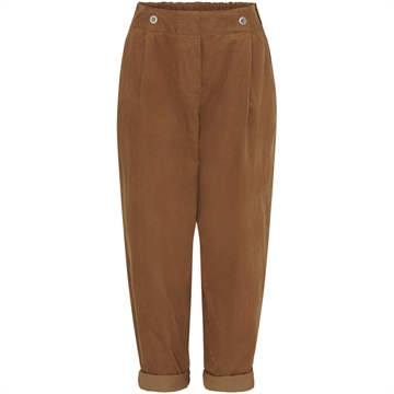 Marta Du Chateau Mdc Genevieve Pants 246122 Dark Camel Bukser